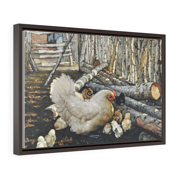 Horizontal Framed Premium Gallery Wrap Canvas - Family