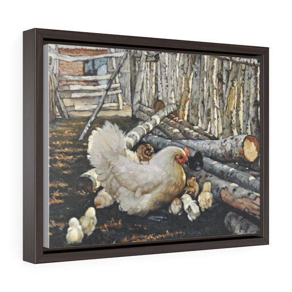 Horizontal Framed Premium Gallery Wrap Canvas - Family
