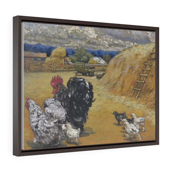 Horizontal Framed Premium Gallery Wrap Canvas - Home, Sweet Home