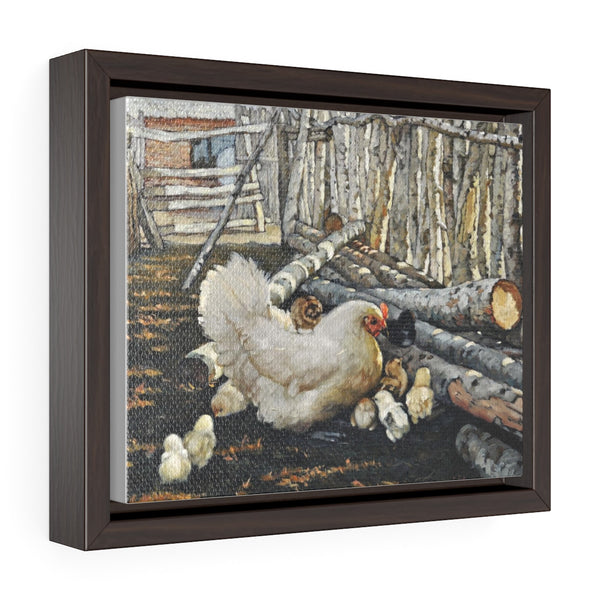 Horizontal Framed Premium Gallery Wrap Canvas - Family