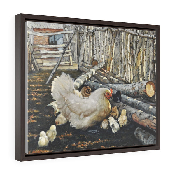 Horizontal Framed Premium Gallery Wrap Canvas - Family