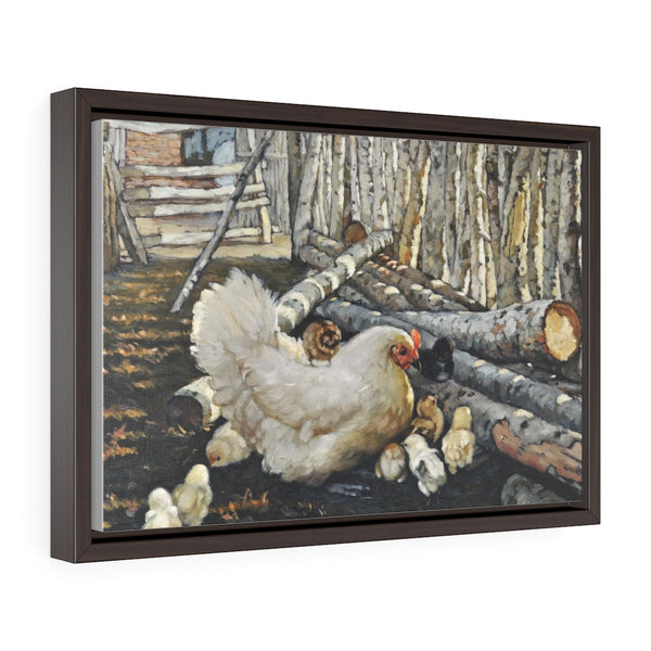 Horizontal Framed Premium Gallery Wrap Canvas - Family