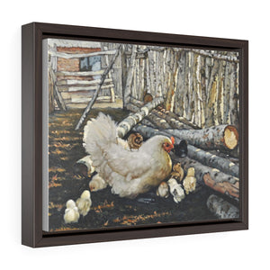 Horizontal Framed Premium Gallery Wrap Canvas - Family