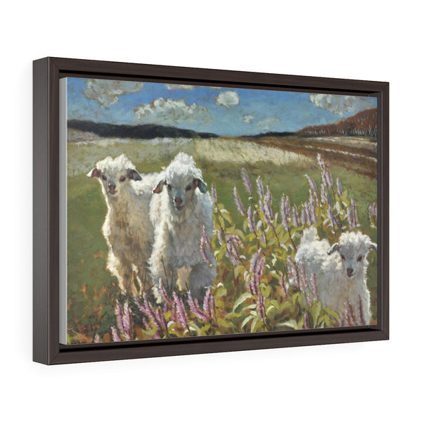 Horizontal Framed Premium Gallery Wrap Canvas - Little Cuties