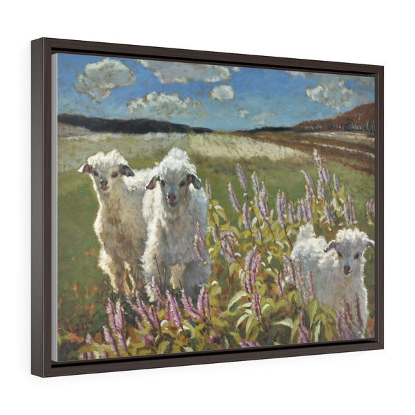 Horizontal Framed Premium Gallery Wrap Canvas - Little Cuties